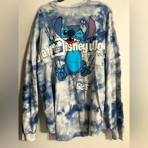 2022 Disney Parks Walt Disney World Stitch Tie-Dye Lightweight Spirit Jersey L